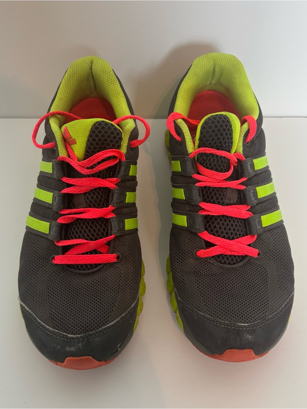 adidas women’s Athletic Shoes - Black with Neon Green and Pink Accents